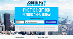 Desktop Screenshot of jobsinmyneighborhood.com