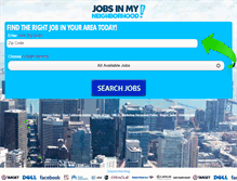 Tablet Screenshot of jobsinmyneighborhood.com